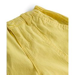 Babyhug Twill Woven Full Length Solid Colour Trousers With Stretch - Yellow