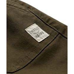 Babyhug Twill Woven Full Length Trouser Pant With Stretch - Olive Green