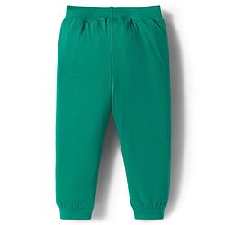 Babyhug Cotton Knit Full Length Lounge Pants with Sports Theme Print Pack of 3 - Yellow Mint & Black
