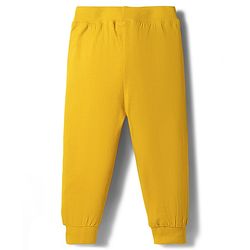 Babyhug Cotton Jersey Knit Full Length Lounge Pants With Athletic Theme Print Pack Of 2 - Multicolour