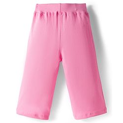 Babyhug Cotton Knit Full Length  Lounge Pant with Floral Print Pack of 3 - Pink & Purple