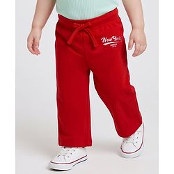 Babyhug Single Jersey Knit Full Length Lounge Pants with City Print Pack of 3 - Multicolor