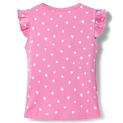 Babyhug 100% Cotton Interlock Knit Frill Sleeves Jhablas With Heart & Polka Dot Print Pack of 3 - Pink Yellow & White