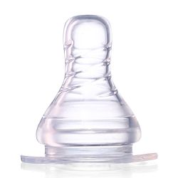 Babyhug SlimSip Glass Feeding Bottle Set  | Narrow Neck | Heat-Resistant Borosilicate Glass | Anti-Colic Nipple Pack of 2 Pink - 250 ml Each