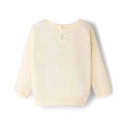 Babyhug Interlock Knit Full Sleeves Top & Lounge Pant Set with Bunny Print & Applique - Pink & Off White