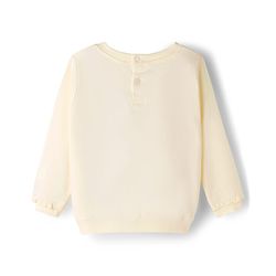 Babyhug Interlock Knit Full Sleeves Top & Lounge Pant Set with Bunny Print & Applique - Pink & Off White