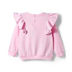 Babyhug Interlock Knit Full Sleeves Top & Lounge Pant Set with Bunny Print - Pink