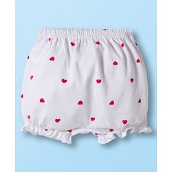 Babyhug Disney Cotton Lycra Knit Bloomers With Marie Graphics Pack Of 5 - Multicolour