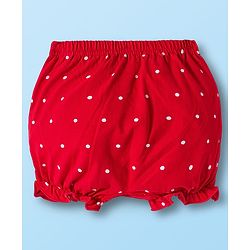 Babyhug Disney Cotton Lycra Knit Bloomers With Marie Graphics Pack Of 5 - Multicolour