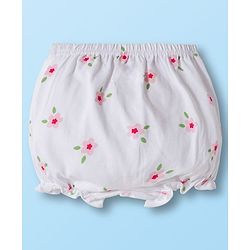 Babyhug Disney Cotton Lycra Knit Bloomers With Marie Graphics Pack Of 5 - Multicolour