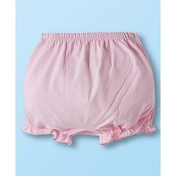 Babyhug Disney Cotton Lycra Knit Bloomers With Marie Graphics Pack Of 5 - Multicolour