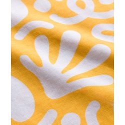 Babyhug Cotton Knit Full Sleeves Printed Co-ord Night Suit - Orange
