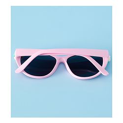 Babyhug Free Size Sunglasses With Floral Applique - Purple