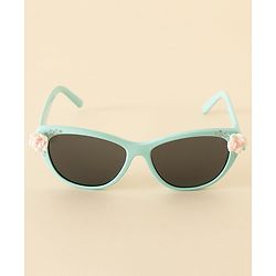 Babyhug Free Size Sunglasses With Floral Applique - Purple