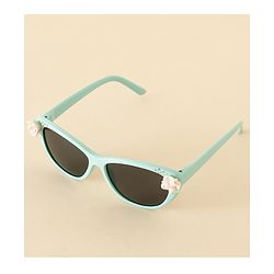 Babyhug Free Size Sunglasses With Floral Applique - Purple
