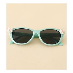 Babyhug Free Size Sunglasses With Floral Applique - Purple