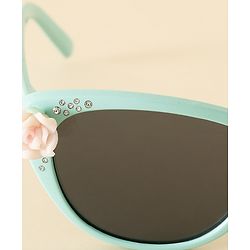 Babyhug Free Size Sunglasses With Floral Applique - Purple