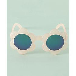 Babyhug Free Size Sunglasses Floral Shape - Peach