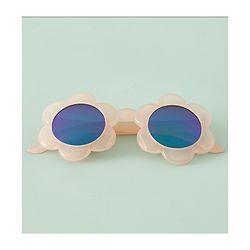 Babyhug Free Size Sunglasses Floral Shape - Peach