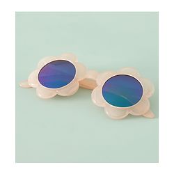 Babyhug Free Size Sunglasses Floral Shape - Peach