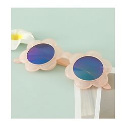 Babyhug Free Size Sunglasses Floral Shape - Peach