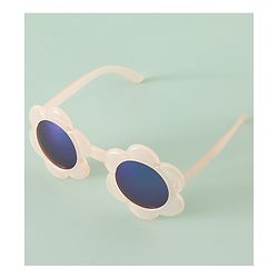 Babyhug Free Size Sunglasses Floral Shape - Peach