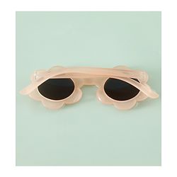 Babyhug Free Size Sunglasses Floral Shape - Peach