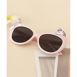 Babyhug Free Size Sunglasses With Unicorn Applique - Pink