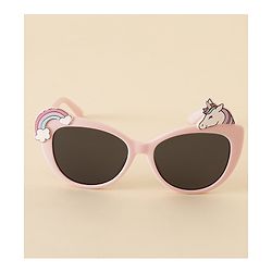 Babyhug Free Size Sunglasses With Unicorn Applique - Pink