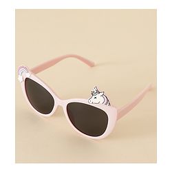 Babyhug Free Size Sunglasses With Unicorn Applique - Pink
