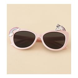 Babyhug Free Size Sunglasses With Unicorn Applique - Pink