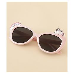 Babyhug Free Size Sunglasses With Unicorn Applique - Pink