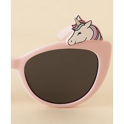 Babyhug Free Size Sunglasses With Unicorn Applique - Pink
