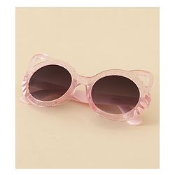 Babyhug Free Size Sunglasses Cat Shape - Black