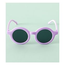 Babyhug Solid Round Sunglasses - Purple