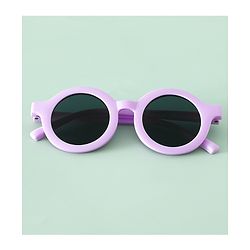 Babyhug Solid Round Sunglasses - Purple