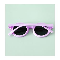Babyhug Solid Round Sunglasses - Purple