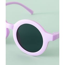 Babyhug Solid Round Sunglasses - Purple