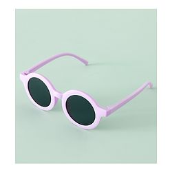 Babyhug Solid Round Sunglasses - Purple