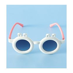 Babyhug Sunglasses With Bunny Applique - White & Pink