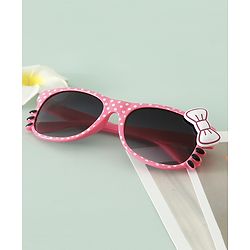 Babyhug Sunglasses With Bow Applique - Red