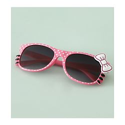 Babyhug Sunglasses With Bow Applique - Red