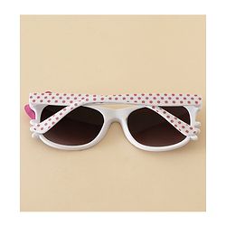 Babyhug Sunglasses With Bow Applique - Red