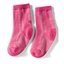 Cutewalk by Babyhug Non Terry Knit Anti-Bacterial Ankle Length Solid Colour Socks Pack of 3 - Dark Pink & Cream