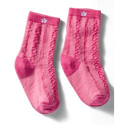 Cutewalk by Babyhug Non Terry Ankle Length Anti-Bacterial Socks with Floral, Heart & Bow Design Pack of 3 - Pink & Purple