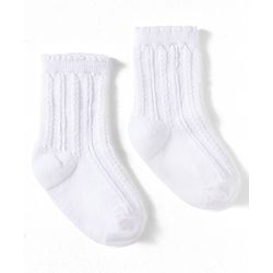 Cute Walk by Babyhug Non Terry Knit Ankle Length Anti Bacterial Socks Pack of 3 - Multicolour