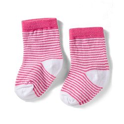 Cute Walk by Babyhug Non Terry Knit Ankle Length Anti Bacterial Socks With Stripes & Fruits Design Pack of 3 - Multicolour