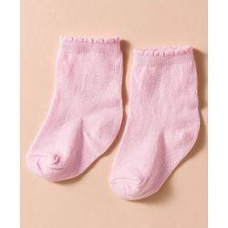 Cute Walk by Babyhug Non Terry Knit Ankle Length Anti Bacterial Socks With Polka Dots Pack of 3 - Multicolour