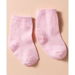Cute Walk by Babyhug Non Terry Knit Ankle Length Anti Bacterial Socks With Polka Dots Pack of 3 - Multicolour
