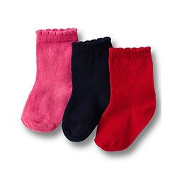 Cute Walk by Babyhug Non Terry Cotton Knit Ankle Length Anti Bacterial Solid Socks Pack of 3 - Multicolour